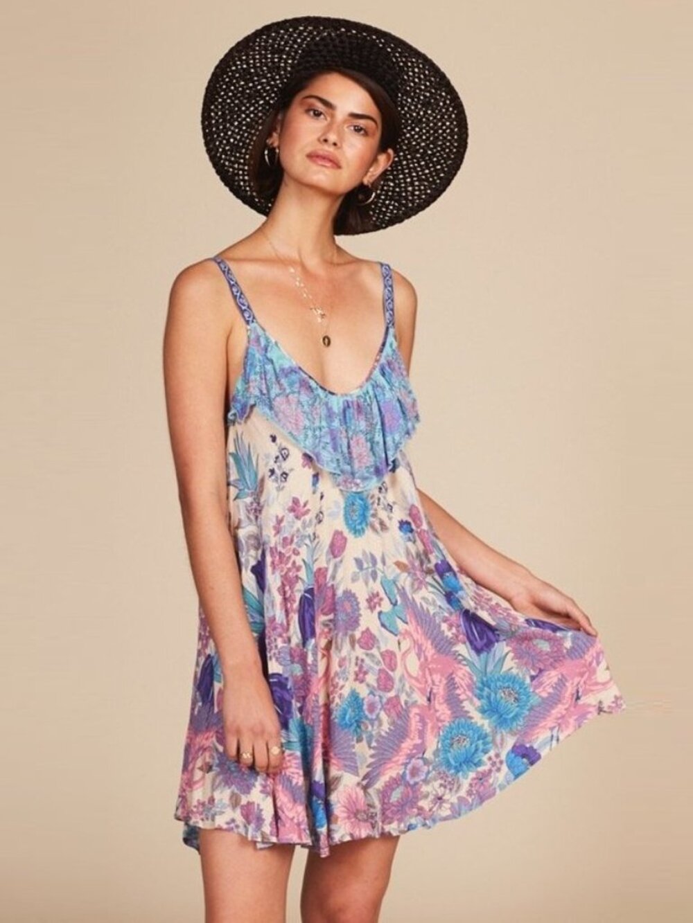 Spell & the Gypsy Collective Mermaid Siren Song Mini Dress XS b